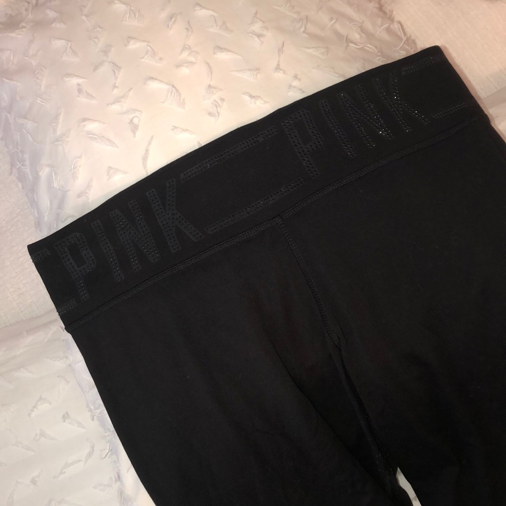 VS PINK BLACK SEQUIN YOGA LEGGING 🖤